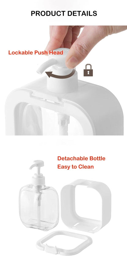 Refillable Portable Bath Bottle: Your on-the-go bathroom companion