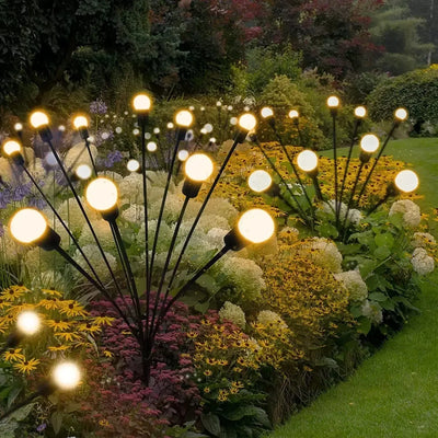 Solar Firefly Lights 6/8/10 Led Solar Garden Lawn Lights