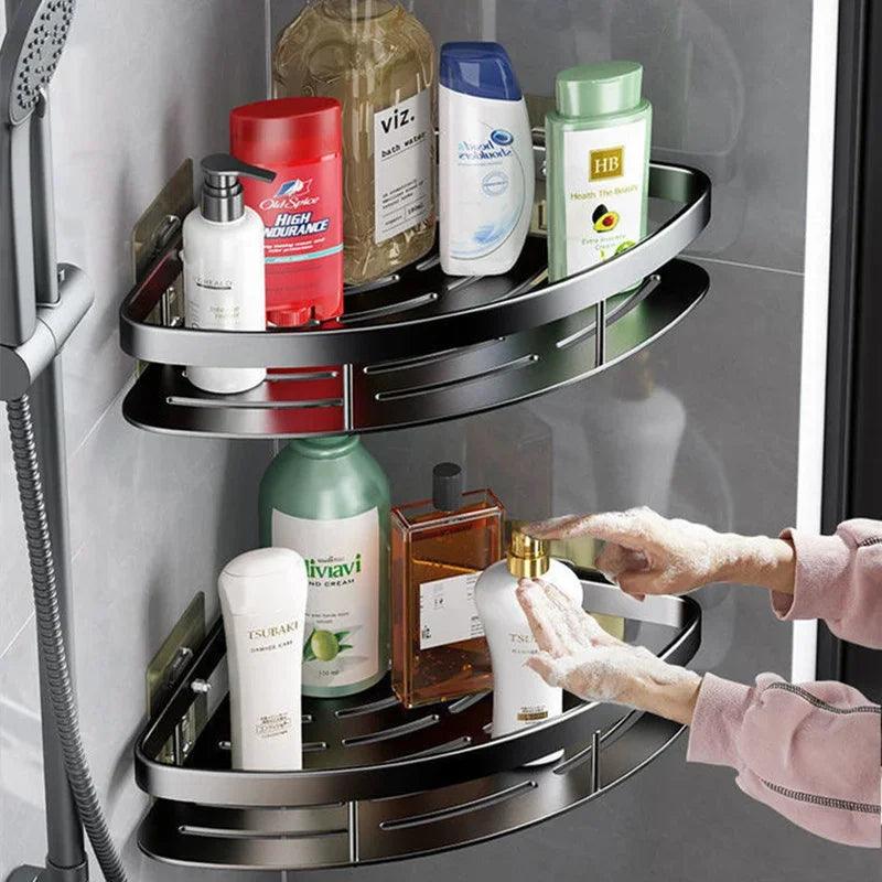 Bathroom Shelf Aluminum Alloy Shampoo Rack: