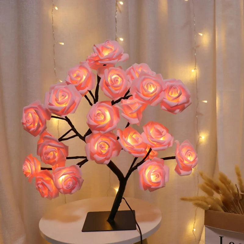 LED Rose Flower Table Lamp - Inusitado Incanto - Home Lighting, Lighting Fixtures, Lamps, Chandeliers, Home Decor, Interior Design,
Lighting Solutions, Affordable Lighting, Stylish Lighting, Lamp Led Star,  Table Lamp, Colorful Butterfly LED Tree, Illuminated Birch Tree, LED Lights Tree, LED Rose Flower Table Lamp