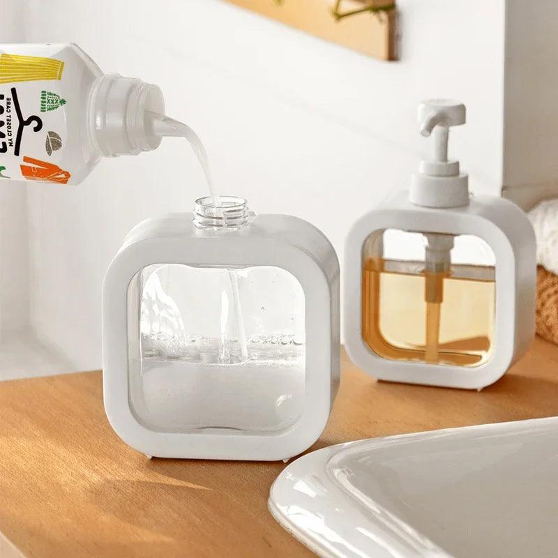 Refillable Portable Bath Bottle: Your on-the-go bathroom companion