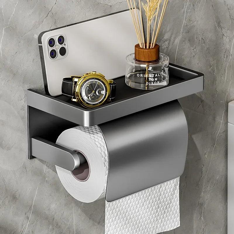 Wall Toilet Paper Holder : Easy-to-Use, Perforation-Style Dispenser