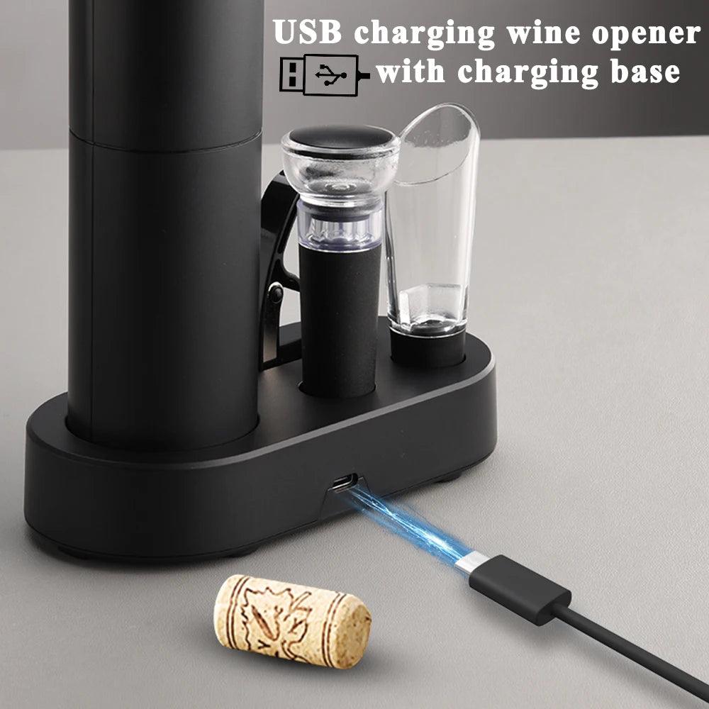 Electric Wine Bottle Opener - Open a Bottle in Seconds, Every Time