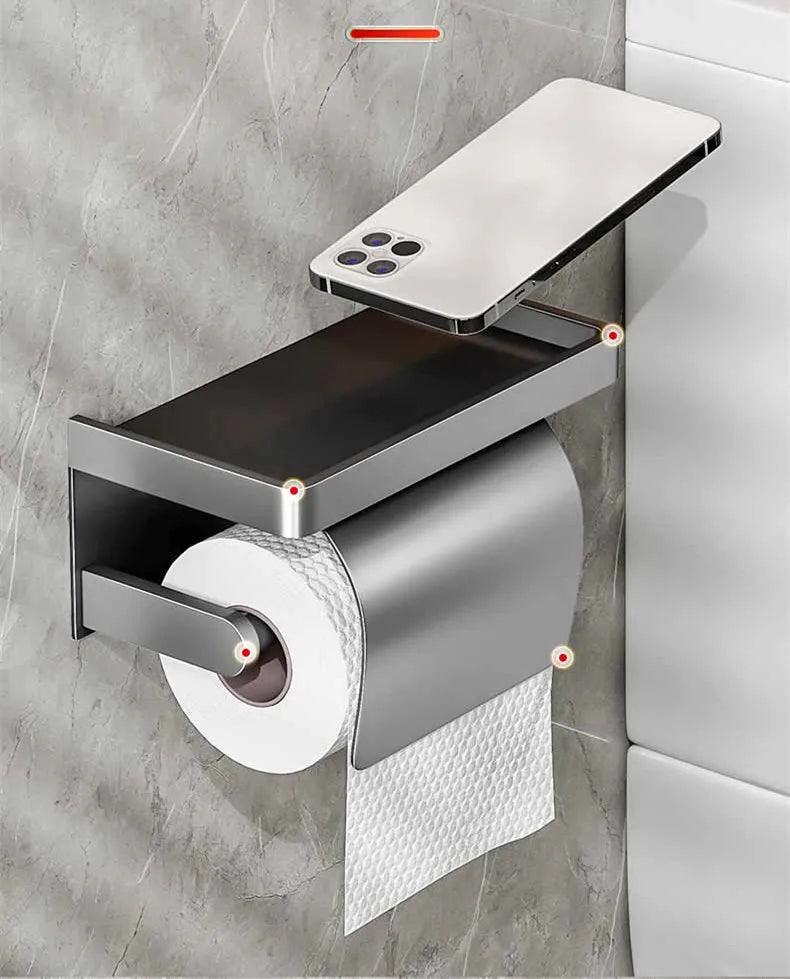 Wall Toilet Paper Holder : Easy-to-Use, Perforation-Style Dispenser